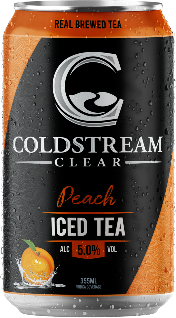 Peach Iced Tea Coldstream Clear Distillery