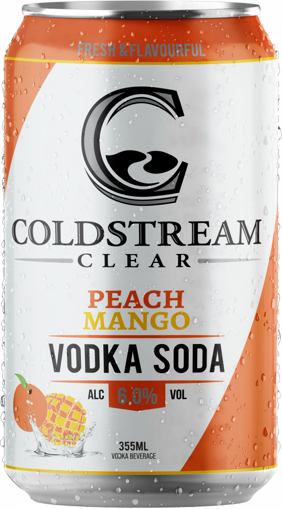 Peach Mango Vodka Soda