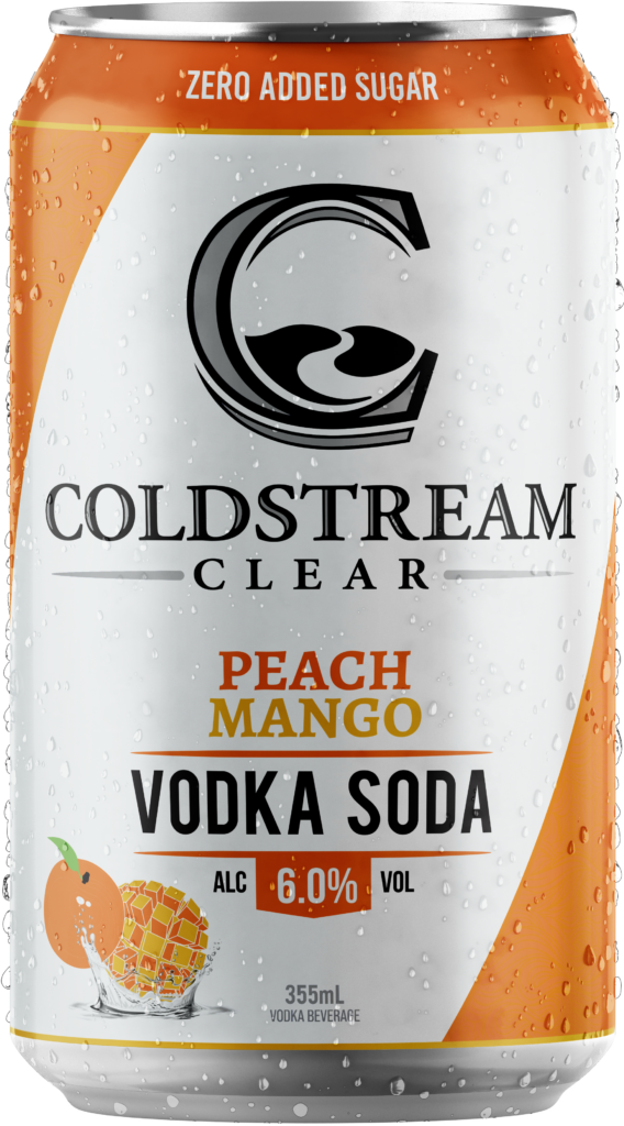 Peach Mango Vodka Soda