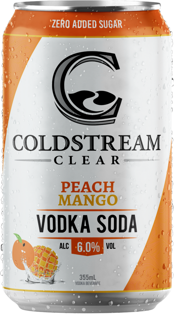 Peach Mango Vodka Soda