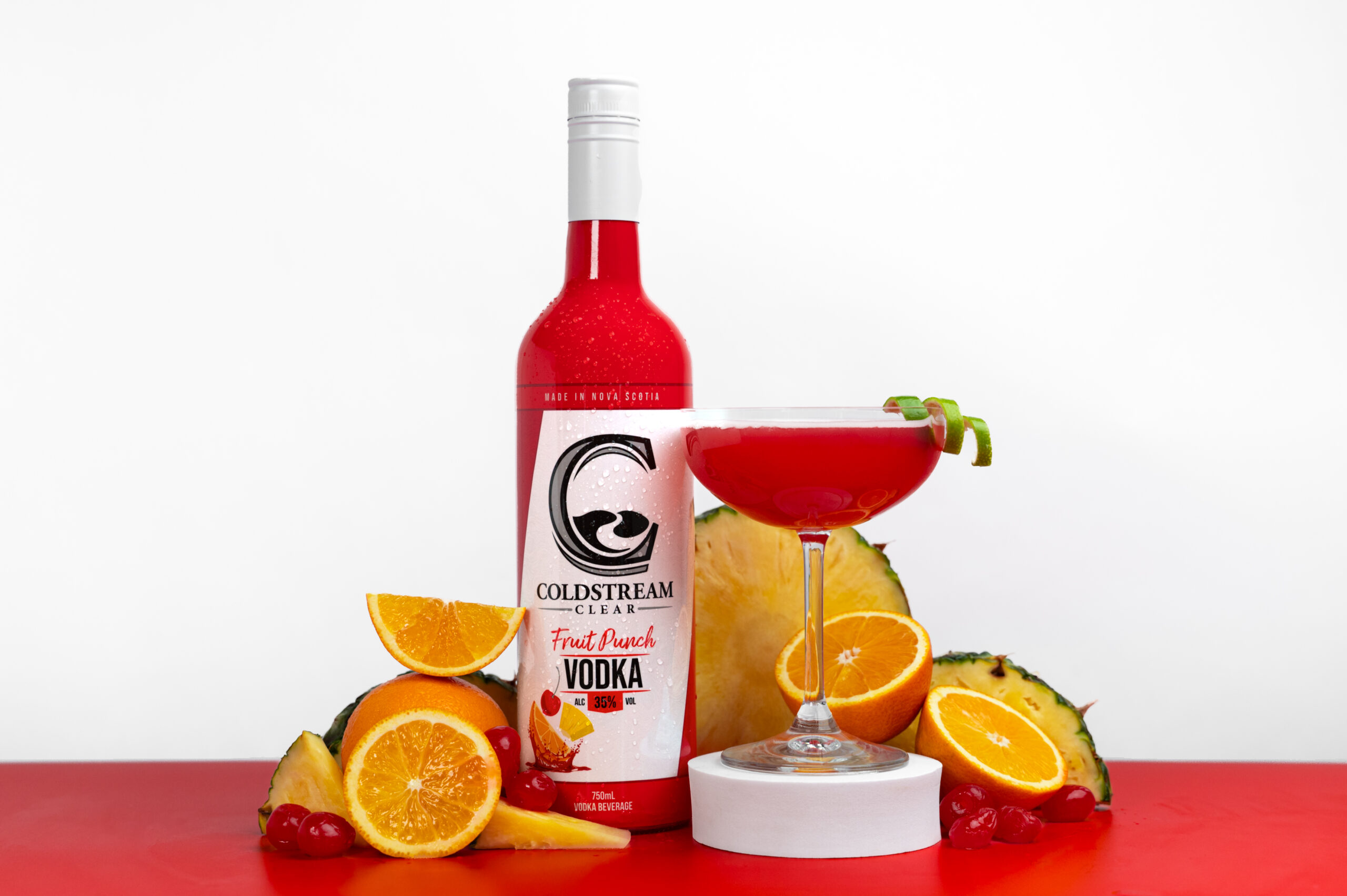 Fruit Punch Martini Coldstream Clear Distillery