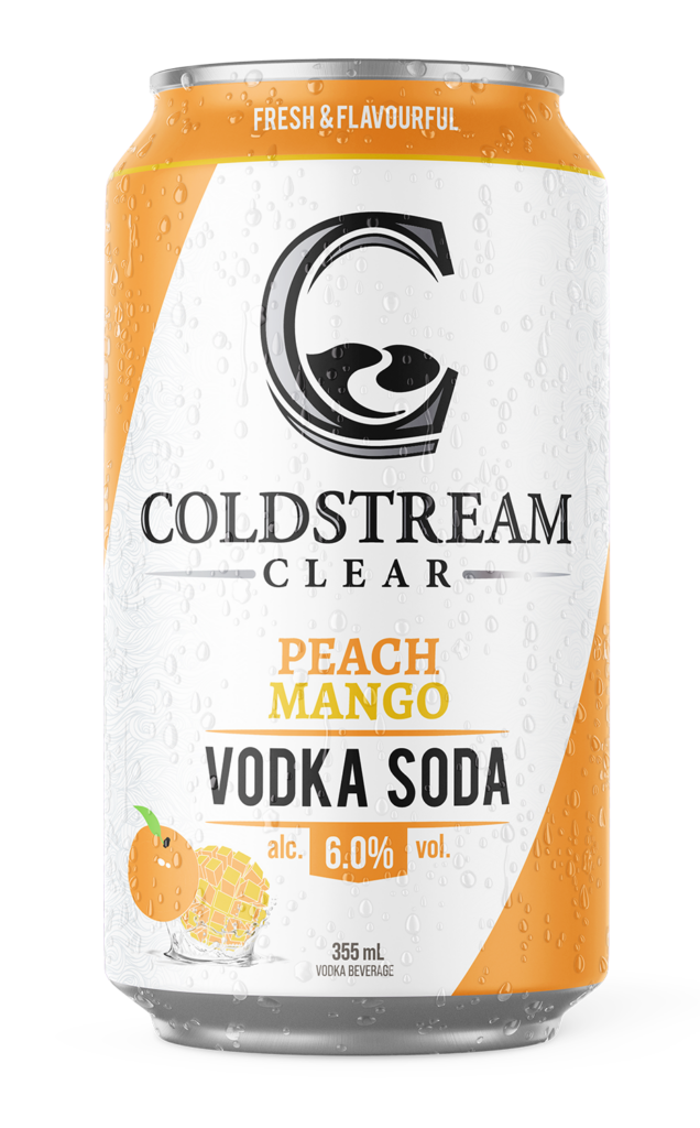 Peach Mango Vodka Soda