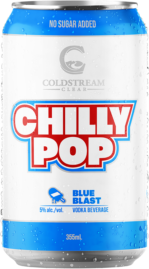 Coldstream Chilly Pops Cans - Flavour Blue Blast